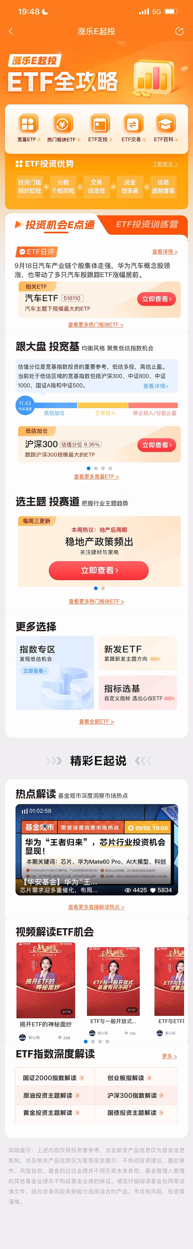 ETF金融运营长图