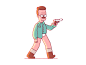 Say my name! heisenberg walk cycle ae breaking bad walter white gif animation 2d