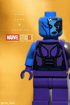 漫威十周年 乐高版海报