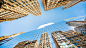 General 1366x768 New York City Manhattan modern USA building worm's eye view