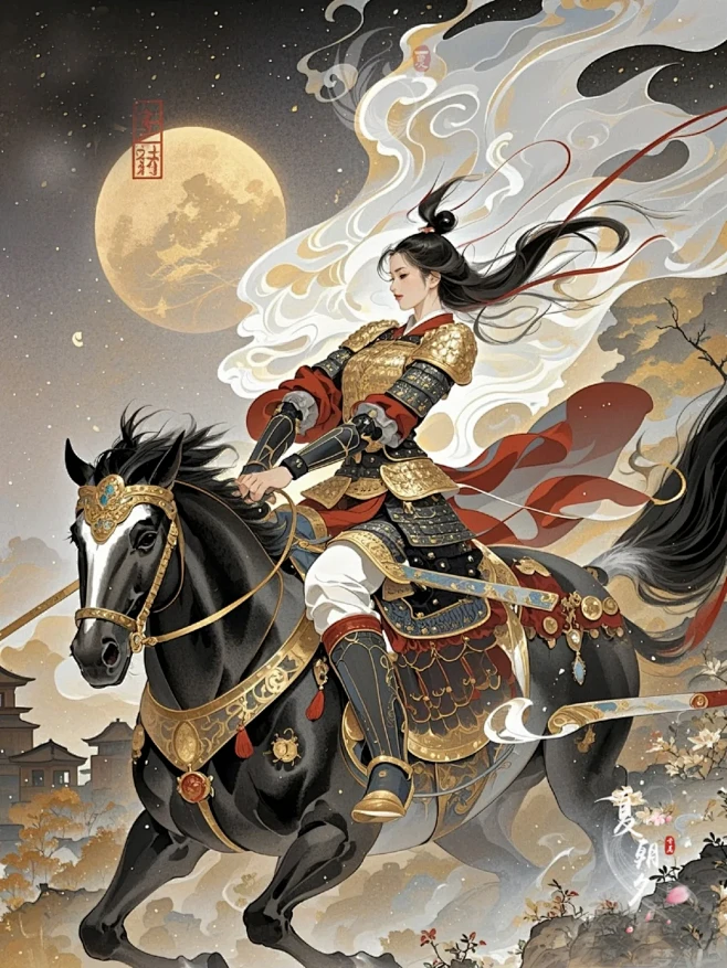 历史人物｜替父从军花木兰，谁说女儿不如男 - 小红书-花瓣网
