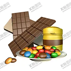 巧克力巧克力豆插画 【酷图网】彩虹,巧克力,巧克力豆,糖果,水果糖,彩虹糖,果味糖,彩石糖,糖果味糖,彩虹果汁糖,脆皮巧克力豆,七彩脆皮豆,巧克力彩色糖