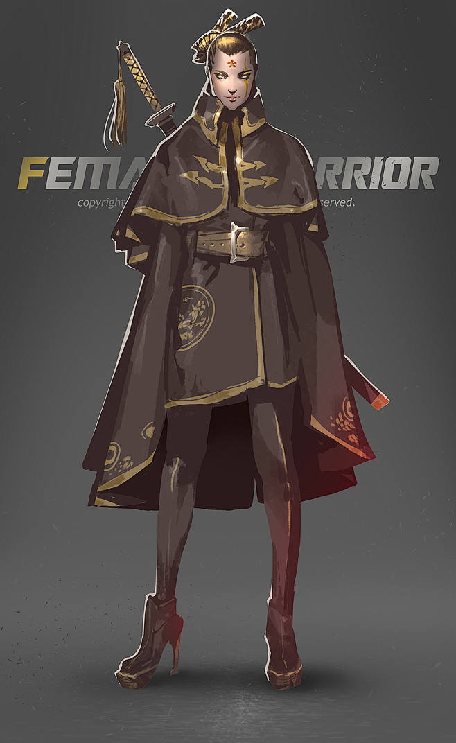 Female warrior_火熊网