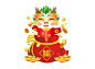 2024龙年新年卡通形象-图巨人