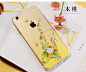 ICON iphone6s手机壳苹果6plus硅胶套透明防摔挂绳软壳水钻女新款-tmall.com天猫