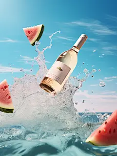 夏季酒水红酒饮料海报21