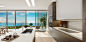 Ricardo Bofill Makes US Condominium Debut with 3900 Alton in Miami Beach,Kitchen Interior Rendered View. Image Courtesy of Nadine Johnson & Associates