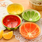 2件包邮●可爱釉中彩色水果陶瓷米饭碗汤碗 日式创意餐具甜品碗-淘宝网