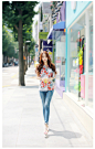 STYLEONME-Louisangel-花花女神时尚衬衫 #日韩# #街拍# #时尚#
