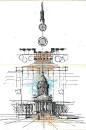Oklahoma State Capitol - Composite Drawing