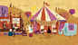 The run-down circus | Just Too Cute | Running Press