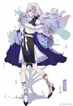 植物古风拟人!性感美人 在线科普,这知识它自动涌进脑子里！