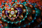 作品：分形(Fractal)第二十一辑：美丽的多肉植物及其它  @北坤人素材