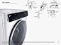 Titan 2.0 : It is a 24-inch large capacity washer for European users sensitive to energy efficiency and style. It was differentiated from previous washers of machine-like and complicated feeling by minimal and clean design reflecting European trend.  