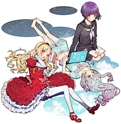 埃罗芒阿老师 同人图 插画 壁纸 | エロマンガ先生⑤ | 半次元-第一中文COS绘画小说社区