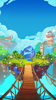 q版场景风景实用