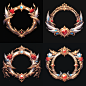 hulei181717__Round_game_avatar_frame_made_of_golden_metal_and_r_67150bff-4369-45e1-a843-510648fc9f20.png (910×910)