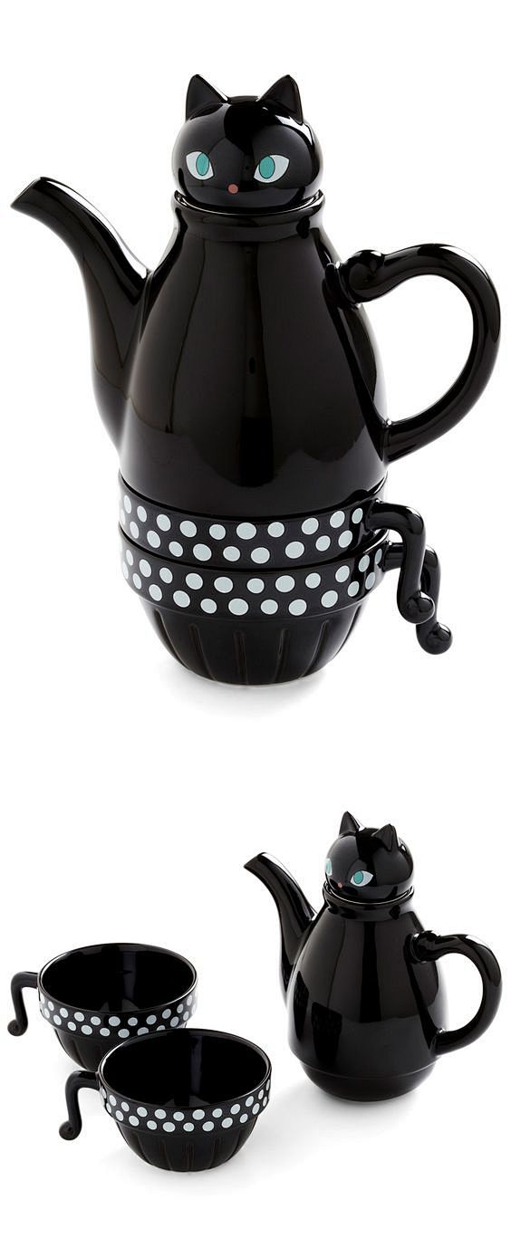 Cat Tea Set: