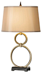 Gilded Silver Lamp contemporary table lamps