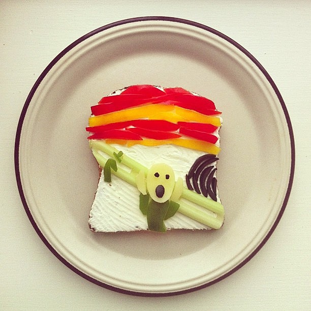 Instagram的视觉盛宴，可爱的早餐...