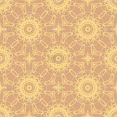 无缝花纹装饰纹理。超级矢量插图。用于室内设计，印刷，卷筒纸和纺织