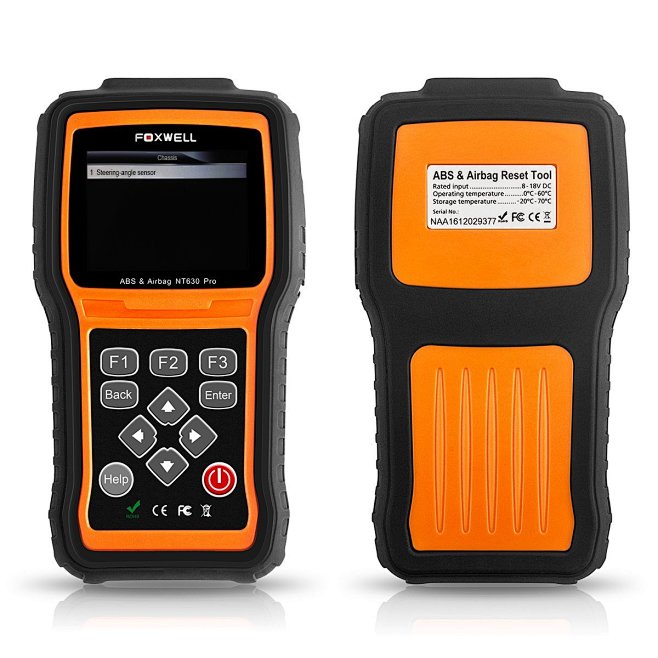 FOXWELL Automotive ABS SRS Scanner NT630 Pro Obd2/OBD II Code Reader, Engine/Airbag