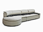 Sectional modular fabric sofa BOGO | Sectional sofa - Rossi di Albizzate