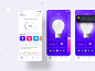 Household Energy Monitor : Prototype 2 (Design Assignment) temperature weather light bulb profile settings ai smart home designs ux ui ios designer sketch illustration design app sharma neel prakhar