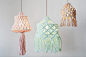 PLUMEN X Wool and The Gang DIY Macrame Lampshade