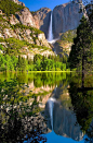 Yosemite Falls,  Yosemite National Park, California
