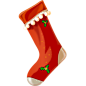 红色的圣诞袜图标 iconpng.com