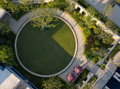 静静新采集到草坪空间