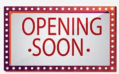 霓虹边框开业海报 平面电商 创意素材