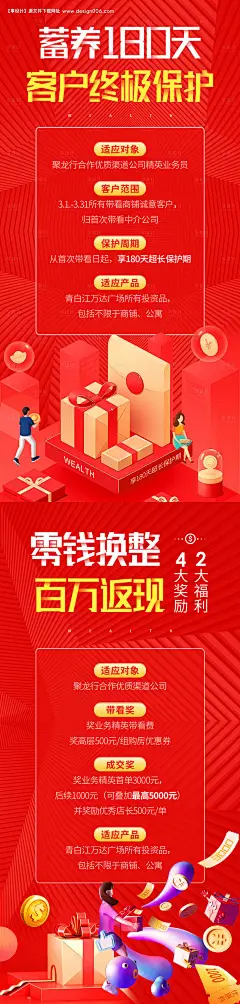 源文件下载【地产返现活动系列海报】编号：20230205210627709