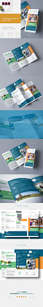 University Prospectus Magazine Trifold Template InDesign INDD - A4 & US Letter Size - Download: https://graphicriver.net/item/university-prospectus-magazine-trifold/21806438?ref=ksioks