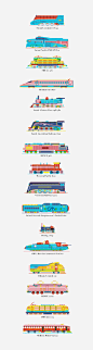 Train collector on Behance