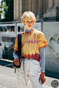 Haute Couture Fall 2019 Street Style: Bente Oort : Bente Oort after the Chanel fashion show.
