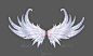 羽毛翅膀，天使之翼，白色翅膀 - 翅膀模型 蛮蜗网