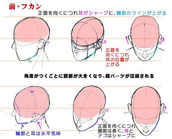 アオリ・フカンを克服する！頭部・顔の描き...