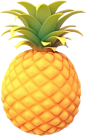 拟物风水果食物图标-菠萝