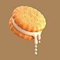 This contains an image of: 쿠키 뽀또 coockie 3d modeling
