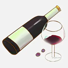 红酒红酒杯饮品插画图片大小2000x2000px 图片尺寸1.04 MB 来自PNG搜索网 pngss.com 免费免扣png素材下载！倒满酒的杯子#高档红酒#高脚杯插画#红酒葡萄酒#酒瓶插画#酒水饮品#装饰图案#
