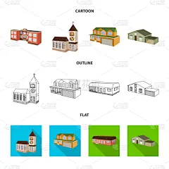 房屋建设,品牌名称,分离着色,外立面,可爱的,砖,环境,建筑业,布置