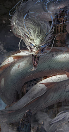 疑似美好采集到尾巴啊尾巴1dragon demon snake, francisco badilla