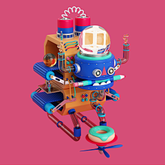 Hacker骇采集到3D#三维/ C 4 D