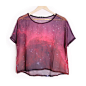 欧美风星空系列通透雪纺衫，曼妙的紫罗兰色系，通透透视感，薄如蝉翼，柔顺丝滑。 售价:188元