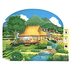 日本购回 夏日音乐立体贺卡 日本民家的风景 送闺密女友生日卡片-淘宝网
