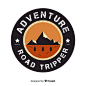 Logo D'aventure Vintage Vecteur gratuit