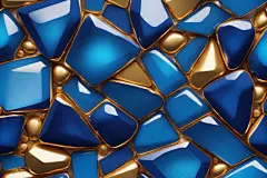 宝石蓝色小石子石头宝石背景图图片