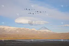 山,火鸡肉,德古巴雅兹特,阿拉雷特峰,云景,雪山,云,透过窗户往外看,东亚,运动场